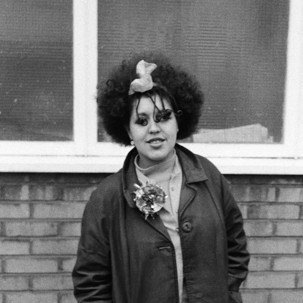 Photo: Poly Styrene, 1977, by Virginia Turbett, @virginia_turbett_photography.